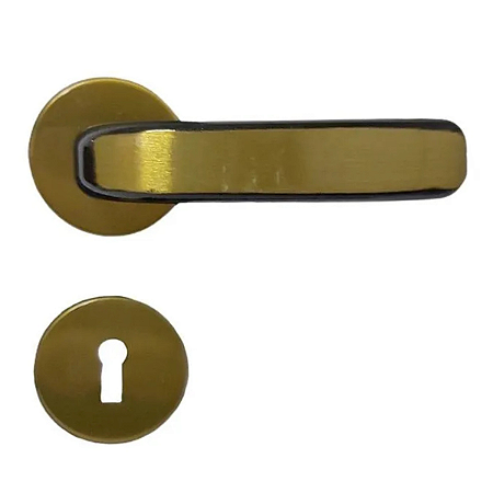 Fechadura mgm stilo interna roseta redonda bronze