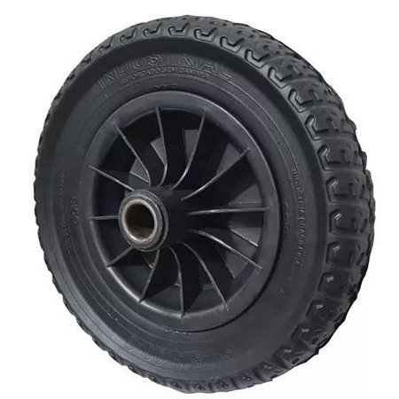 Roda Pneu Maciço Eva Plus Para Carrinho De Mão 3.25/3-2