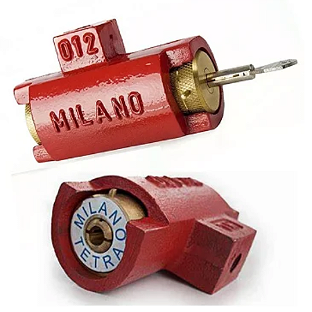 CADEADO PORTA AÇO MILANO TETRA 012T