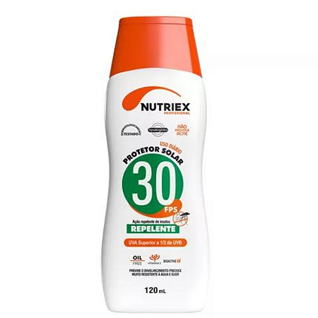 Protetor solar fps30 nutriex