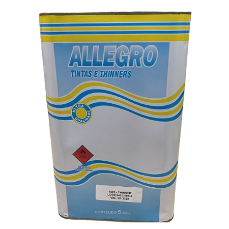 Thinner solvente allegro 5lt