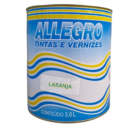Tinta fundo allegro primer laranja (3,6 lt)