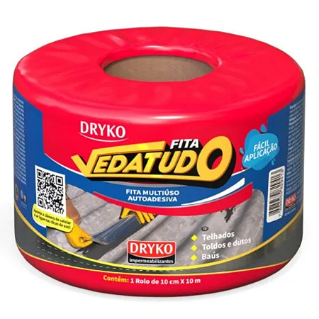 Manta auto adesiva flex 10cm x 10m veda tudo