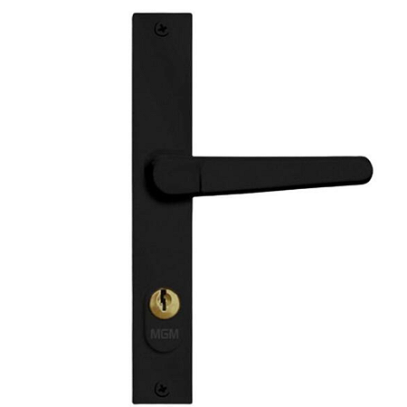 Fechadura mgm bella externa espelho preto fosco