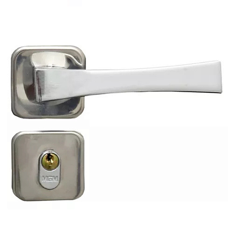 Fechadura mgm paris externa roseta quadrada cromado