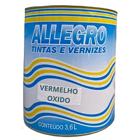 Tinta fundo allegro primer vermelho oxido (3,6 lt)
