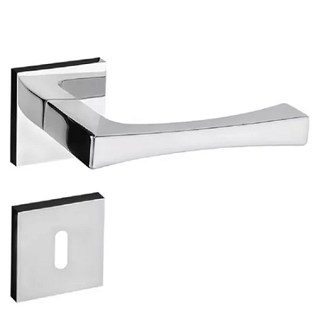 Fechadura pado vivaldi 885-40 interna roseta quadrada cromado