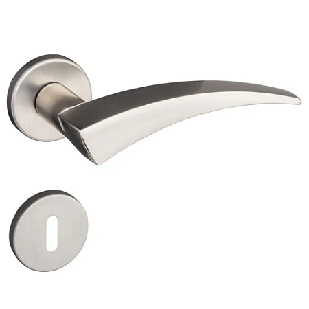 Fechadura pado esplendore 292 - 55 interna roseta redonda cromada acetinado