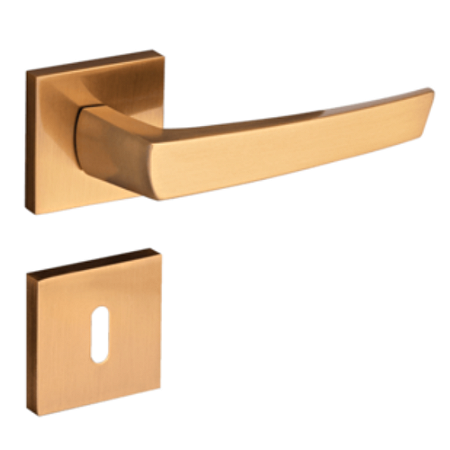 Fechadura pado seattle 115-55 interna roseta quadrada red gold escovado
