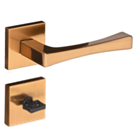 Fechadura pado vivaldi 885 - 55 banheiro roseta red gold escovado