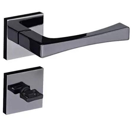 Fechadura pado vivaldi 885 - 55 banheiro roseta grafite polido