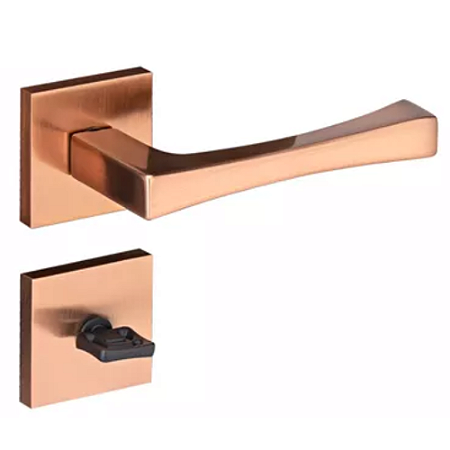 Fechadura pado vivaldi 885 - 55 banheiro roseta cobre escovado
