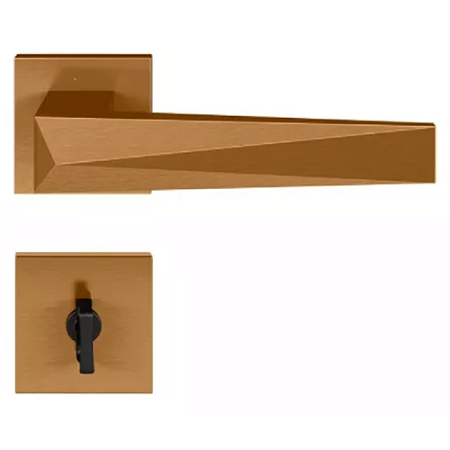 Fechadura pado ascot rq2 - 55 banheiro roseta quadrada red gold escovado