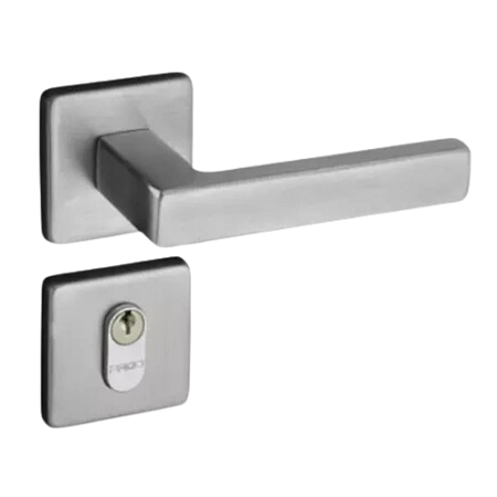 Fechadura pado concept 471-40 externa roseta quadrada inox escovado