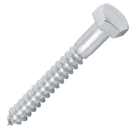 Parafuso sextavado rosca soberba zincado 3/8 x 100