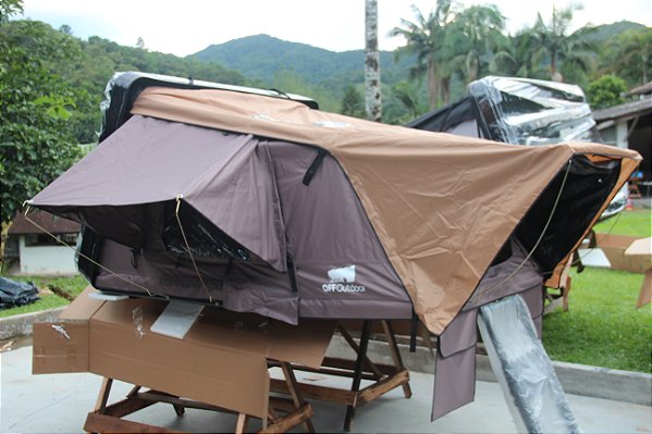 BARRACA DE TETO OFFOUTDOOR - HARD TOP - MODELO 1.6 MARROM