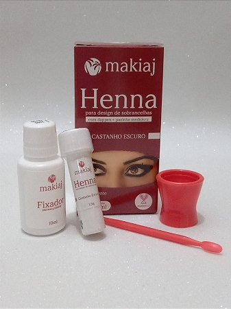Henna para Sobrancelhas MAKIAJ 1,5G CASTANHO ESCURO