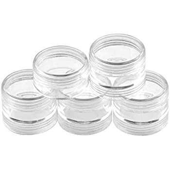 Frasco Rosca de Acrílico Transparente (valor unidade)