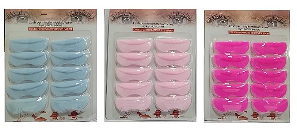 Bobs Coloridos para Cílios - 5 Pares (Consultar Cor)