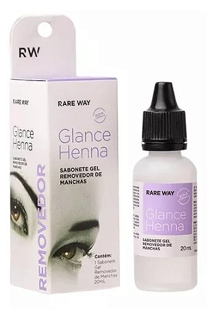 Sabonete Gel Removedor de Henna 20ml Glance