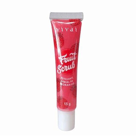 ESFOLIANTE LABIAL FRUIT SCRUB VIVAI MORANGO 15g