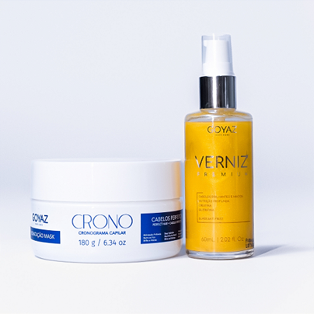 Kit Máscara HIDRATA + Verniz Brilho de Salão