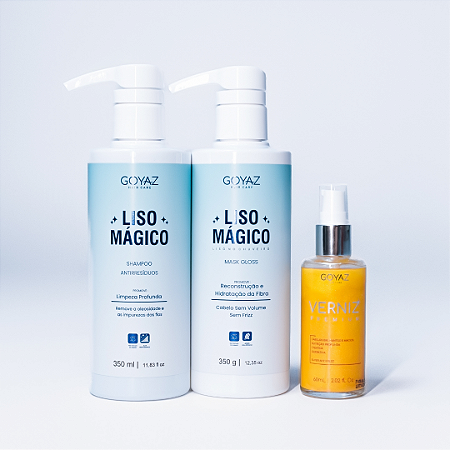 Kit Liso Mágico + Verniz Finalizador Premium