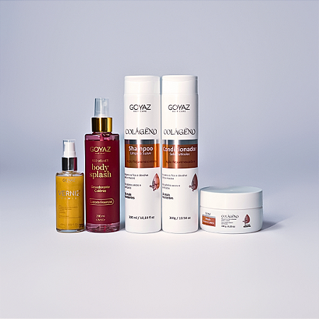 Kit Colágeno+ Verniz + Body Splash