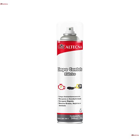 Limpa Contato Elétrico Eletrônico Spray 300ml-ALTECNA