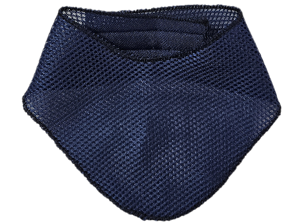 Lenço Telado Protetor De Traqueostomia Adulto Azul