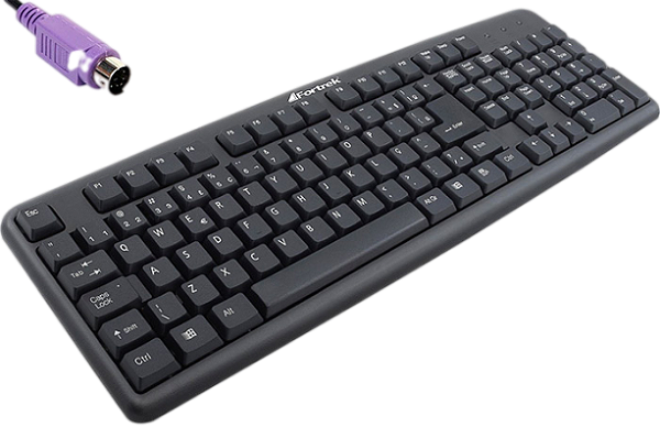 TECLADO PS2 PADRAO ABNT2  USADO DIVERSOS