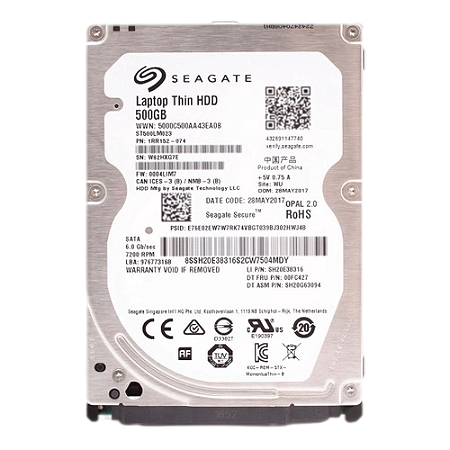 HD NOTEBOOK 500GB 7200RPM