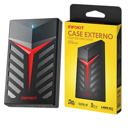 CASE PARA HD 2.5 SATA ll USB 3.0 INFOKIT- ECASE-350
