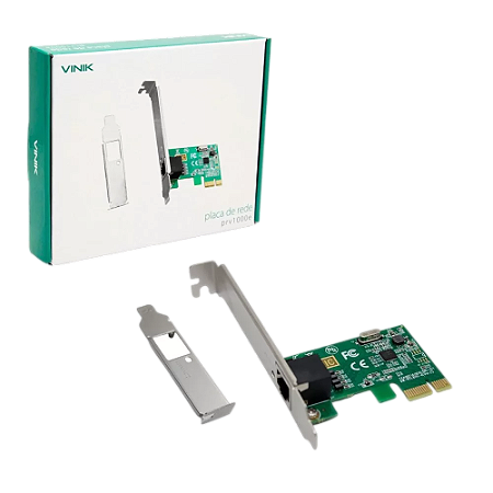 PLACA DE REDE VINIKI PCI-E 10/100/1000