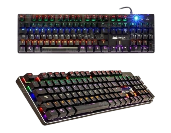 TECLADO GAMER KNUP KP2050 SEMI MECÂNICO