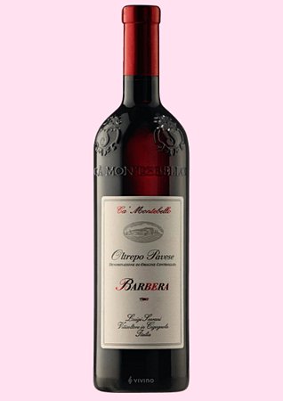 VINHO TINTO CA MONTEBELLO DOC BARBERA