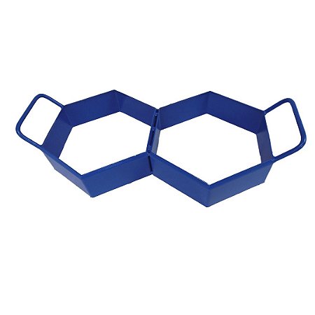 FORMA MANUAL PARA 2 BLOQUETES SEXTAVADO 25X06 CM