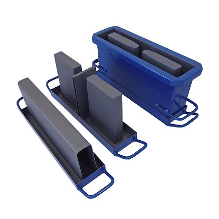 Kit Forma para Bloco, Canaleta e Meio Bloco 09x19x39 Estrutural Sem Fundo Vazado