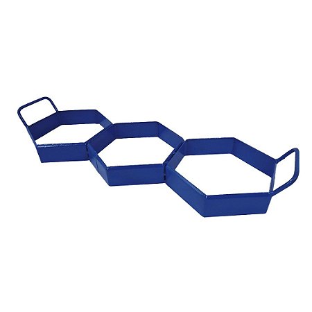 FORMA MANUAL PARA 3 BLOQUETES SEXTAVADO 25X08 CM