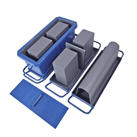KIT FORMA MANUAL PARA BLOCO, CANALETA E MEIOS BLOCOS DE 12