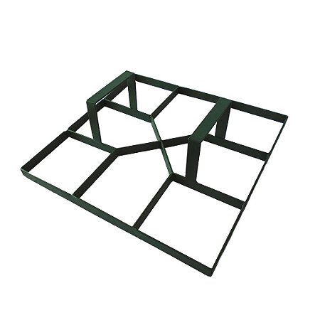 FORMA MANUAL CARIMBO P/ PISO CALÇADA JARDIM CONCRETO 35X35CM