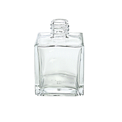 Vidro Cubo Sem Tampa 50ml