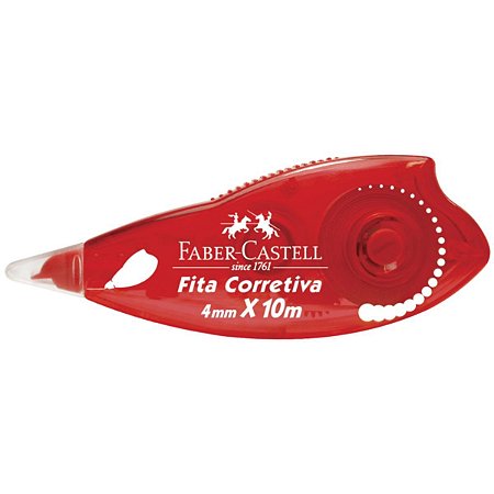 Corretivo Fita Faber Castell Cobertura completa 4mmx10m