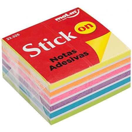 Coleção de blocos de notas coloridas para notas escolares