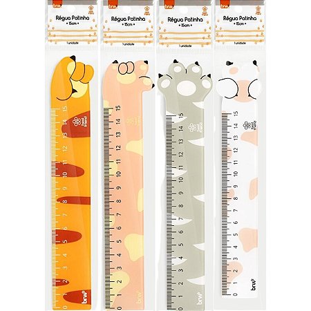 Régua Patinhas Brw 15cm
