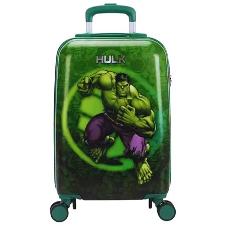 Malinha Escolar Viagem Luxcel 360° Marvel Avengers Hulk
