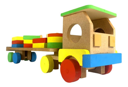 Carreta De Figuras Formas Geométricas Pedagógica Educativa