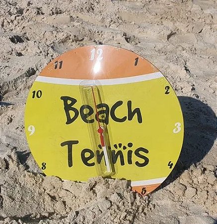 Relogio De Parede Beach Tennis Comum - Modelo 3