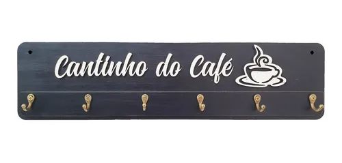 Cantinho Do Café Suporte Parede Para 6 Xícaras Cozinha