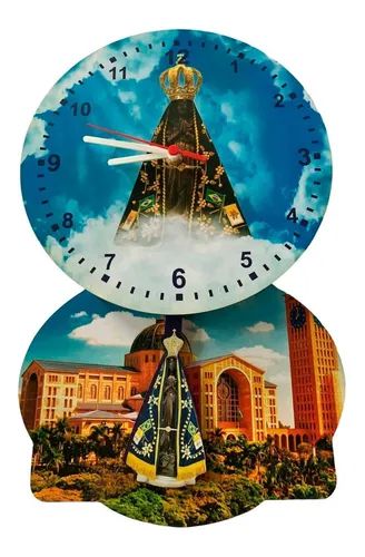Relógio Parede De Pêndulo - Padroeira Nossa Senhora